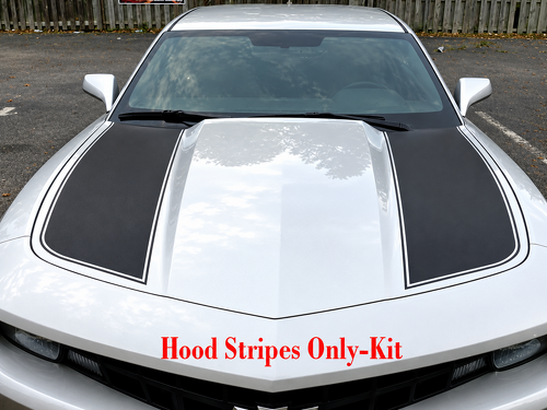 Outer Edge Stripe Pair Cofano Adesivo in vinile per Chevrolet Camaro 2010