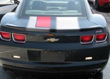 2010 e successivi Chevrolet Camaro 45th Anniversary Style Rally Stripe Kit adesivi per decalcomanie in vinile
 3
