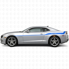 Kit adesivi laterali in vinile con profilo curvo personalizzato per Chevrolet Camaro 2010-15_2