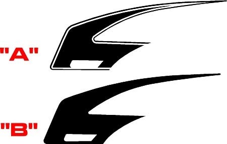 Kit strisce da hockey su carrozzeria centrale Chevrolet Camaro 2010-2015
