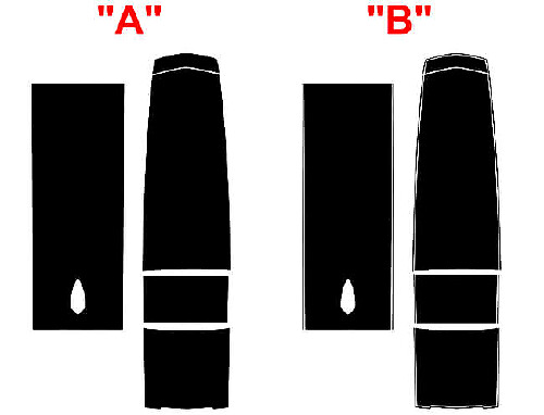 2016 e versioni successive Chevrolet Camaro Factory Style LS, LT, RS, SS Strisce centrali
