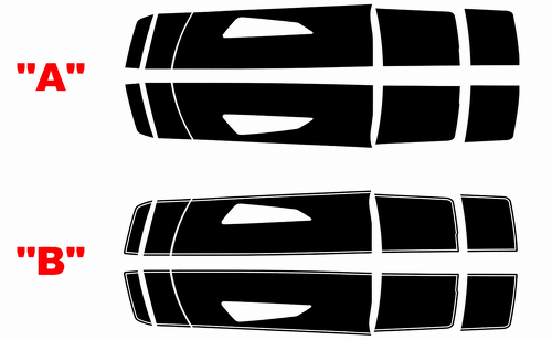 Factory Style Twin Rally Stripe Kit — Adesivo in vinile (cofano, baule, spoiler posteriore) per Chevrolet Camaro SS 2016-2024