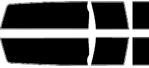 2010 Chevrolet Camaro Bumble Bee Style, kit strisce da rally di lunghezza estesa adesivi per decalcomanie in vinile
