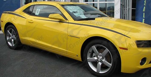 2010-2015 Chevrolet Camaro Upper Fender Accent Stripes Adesivi per decalcomanie in vinile

