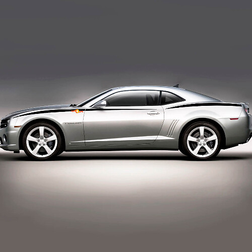 Upper Fender Accent Stripe Pair Parafango Fiancata Adesivo in vinile per Chevrolet Camaro 2010-2015