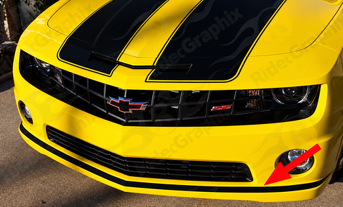 Lower Fascia Accent Stripe — Adesivo in vinile (paraurti anteriore) per Chevrolet Camaro SS 2010-2013