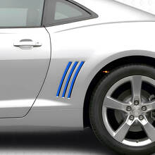Kit di Adesivi in Vinile a Strisce Blackout per il Pannello Posteriore Laterale per Chevrolet Camaro 2010-2015_2