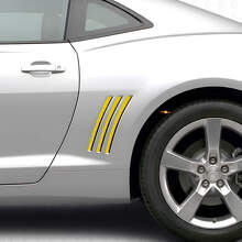 Kit di Adesivi in Vinile a Strisce Blackout per il Pannello Posteriore Laterale per Chevrolet Camaro 2010-2015_5