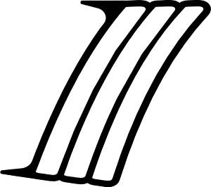 Decalcomania adesiva con accento di ventilazione esterna per pannello laterale posteriore Chevrolet Camaro 2010-2015
