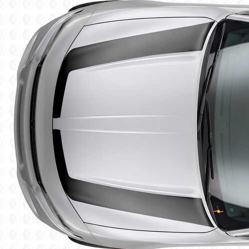 Adesivo in Vinile con Strisce Accento per Cofano Dodge Charger 2015-2026