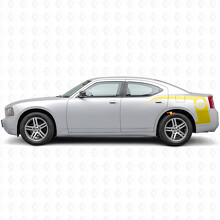 Adesivo in Vinile Personalizzato Stile Super Bee per Spalletta Dodge Charger 2006-2010_5