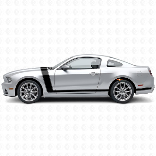 Adesivo in Vinile con Contorno a Strisce per Cofano e Lati per Musclecar Musclecarmodel 2005-20