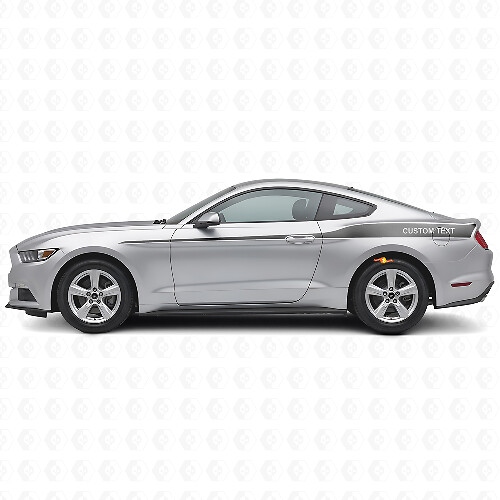 Adesivo in Vinile Decorato Personalizzato per Strisce Laterali Musclecar Mustang 2015-20