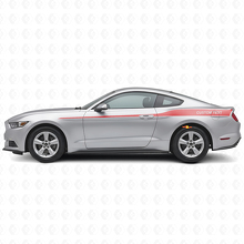 Adesivo in Vinile Decorato Personalizzato per Strisce Laterali Musclecar Mustang 2015-20_3