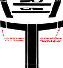 2013 Ford Mustang BOSS Hood & Stripe Kit Adesivi per decalcomanie in vinile 3