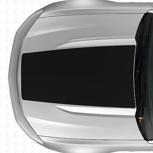 Adesivi in Vinile Neri a Fascia Centrale per Cofano per Musclecar Musclecarmodel 2015-2020