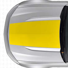 Adesivi in Vinile Neri a Fascia Centrale per Cofano per Musclecar Musclecarmodel 2015-2020_5