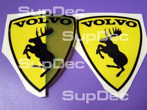 Adesivo in Vinile Emblema Scudo Prancing Moose per Volvo