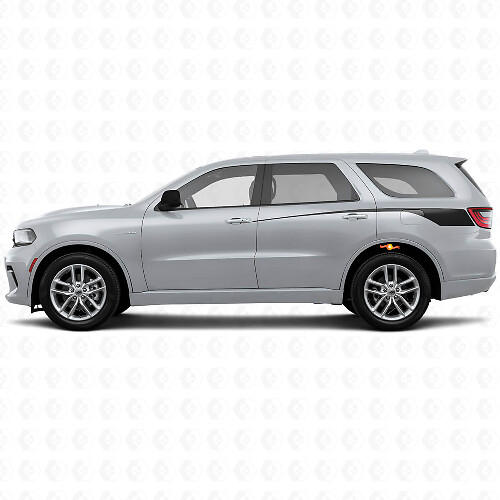 Kit adesivi in vinile con strisce laterali posteriori sfumate per Dodge Durango 2011+