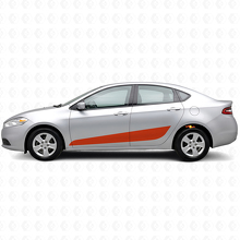 Kit Adesivi in Vinile con Strisce Laterali Decorate per Dodge Dart_4