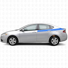Kit Adesivi in Vinile Strisce Laterali Posteriori Accent per Dodge Dart 2013+_2