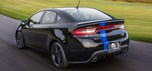 2013 e successivi Dodge Dart Offset Style Rally Stripe Kit 2