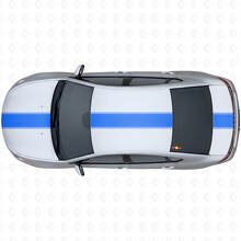 Kit Adesivi in Vinile con Striscia Larga Stile Racing per Lato Superiore per Dodge Dart 2013+_2