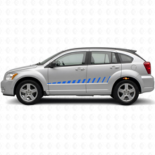 Kit Adesivi in Vinile Strisce Laterali Stile Strobo per Dodge Caliber 2007+_2