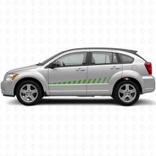 Kit Adesivi in Vinile Strisce Laterali Stile Strobo per Dodge Caliber 2007+_3