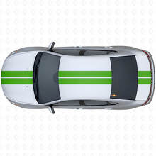 Kit Adesivi in Vinile con Doppie Strisce Contorno Anteriori Superiori Posteriori per Dodge Dart 2013+_3