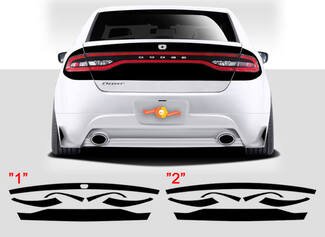 2013 - Up Dodge Dart Kit strisce oscuranti posteriori Decalcomanie