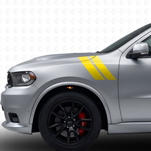 Kit Adesivi in Vinile con Doppie Strisce per Parafango Anteriore per Dodge Durango 2011+_5