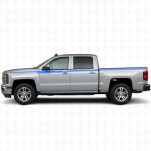 Kit di Adesivi in Vinile Strisce Laterali Accent per Chevrolet Silverado 2014+_2