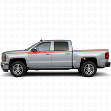 Kit di Adesivi in Vinile Strisce Laterali Accent per Chevrolet Silverado 2014+_4