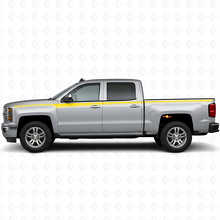 Kit di Adesivi in Vinile Strisce Laterali Accent per Chevrolet Silverado 2014+_5