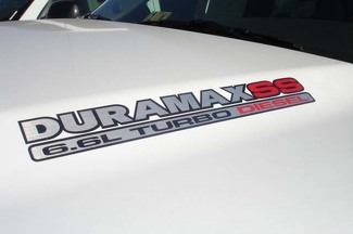 Decalcomanie per cofano DURAMAX 6.6L Turbo Diesel SS - Nuovo design a tre colori