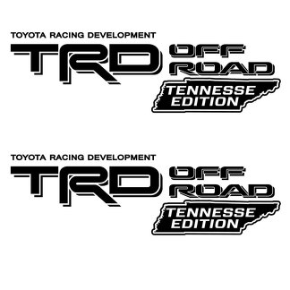 Adesivo decalcomania letto TRD OFF ROAD Tennessee Edition Toyota Tacoma Tundra 4X4 Sport