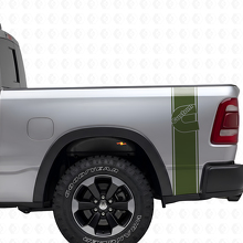 Kit adesivi vinilici personalizzati a strisce laterali posteriori stile C per camion Dodge_3