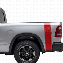 Kit adesivi vinilici personalizzati a strisce laterali posteriori stile C per camion Dodge_4
