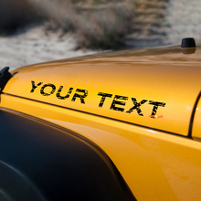 Decalcomanie per adesivi per cofano Rubicon in difficoltà Jeep Wrangler
 3