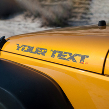 Decalcomanie per adesivi per cofano Wrangler in difficoltà Jeep Wrangler
 2