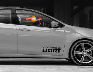 2013 2014 2015 2016 13 14 15 16 2023 Dodge Dart porta logo decal set coppia