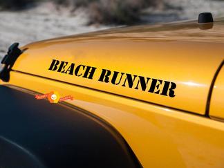 Decalcomanie cofano Jeep Wrangler BEACH RUNNER