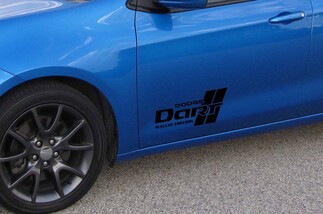 2013 2014 2015 2016 13 14 15 16 Set di decalcomanie logo per porte Dodge Rallye Dart
