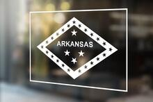 Jeep Wrangler Bandiera dello stato dell'Arkansas Più colori e dimensioni 2