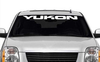 1950-2017 GMC Yukon Denali Vinile Parabrezza Corpo Decal Sticker New Custom 1 PZ 10 Colori