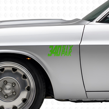 Kit adesivi laterali in vinile Six Pak 340 per Dodge Viper Charger Ram Challenger_3