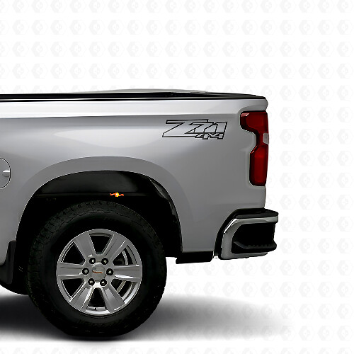 Set di Adesivi in Vinile per Cassone Camion Z71 4x4 per Chevrolet Silverado GMC Sierra