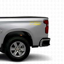 Set di Adesivi in Vinile per Cassone Camion Z71 4x4 per Chevrolet Silverado GMC Sierra_6