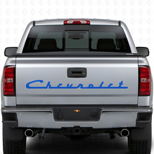 Adesivo in vinile con scritta Chevrolet in stile retrò per portellone di camion Chevy_2